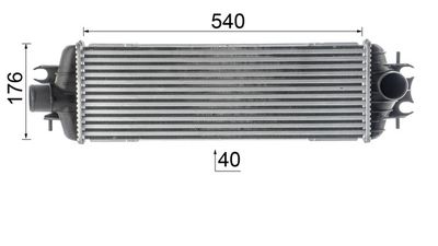 LADELUFTKüHLER MAHLE CI14000P 9