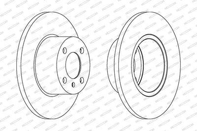 DISC FRANA FERODO DDF075 1