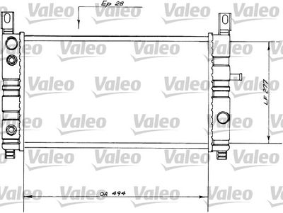 VALEO 730559 Кришка радіатора для FORD (Форд)