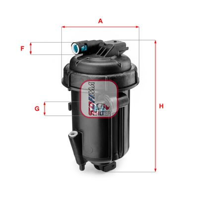 Bränslefilter SOFIMA S 5163 GC