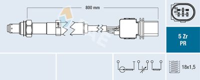 Sonda lambda FAE 75106