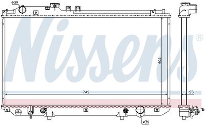 RADIATOR RACIRE MOTOR NISSENS 64658 4