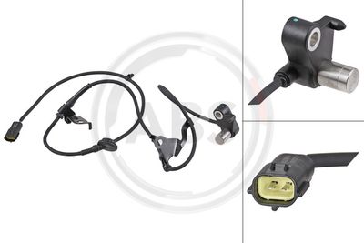 Датчик, частота вращения колеса A.B.S. 30944 для MAZDA DEMIO