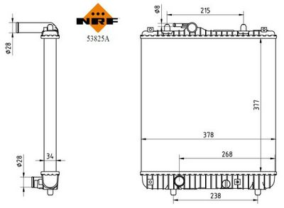 KüHLER MOTORKüHLUNG NRF 53825A 4