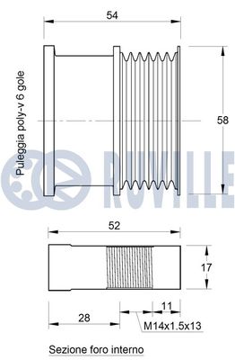 SISTEM ROATA LIBERA GENERATOR RUVILLE 542752 1