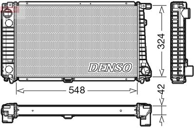 RADIATOR RACIRE MOTOR DENSO DRM05016 1