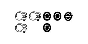 MONTAGESATZ ABGASANLAGE
