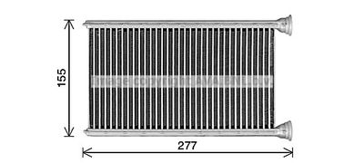 Теплообменник, отопление салона AVA QUALITY COOLING MS6780 для MERCEDES-BENZ GLC