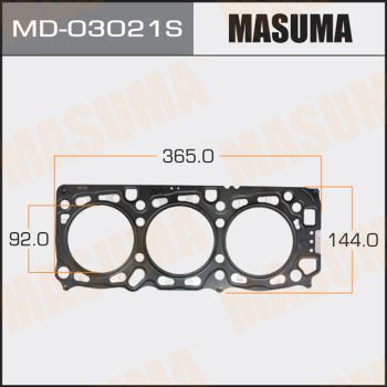 Прокладка, головка цилиндра MASUMA MD-03021S для AUDI F103