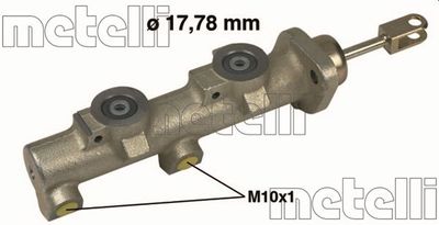 Главный тормозной цилиндр METELLI 05-0122 для AUSTIN METRO