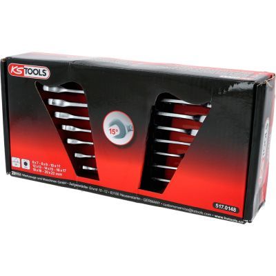 Souprava obojstranných kľúčov CLASSIC, 8-dielna, 6x7–20x22 mm KS TOOLS 517.0148