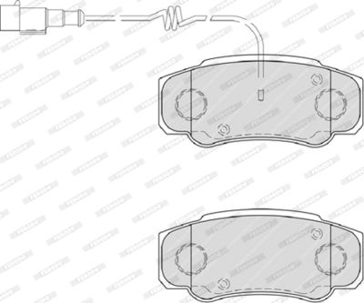 Brake Pad Set, disc brake FVR4054