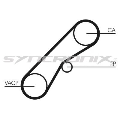 SY0857N SYNCRONIX Зубчатый ремень
