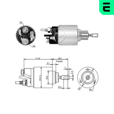 SOLENOID ELECTROMOTOR