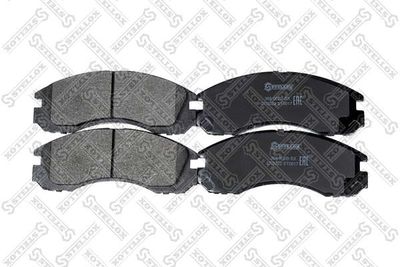 комплект спирачно феродо, дискови спирачки STELLOX 365 022B-SX