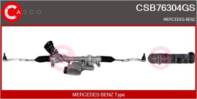 Рулевой механизм CASCO CSB76304GS для MERCEDES-BENZ CLA