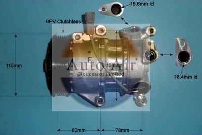 Compressor, air conditioning Auto Air Gloucester 14-0193