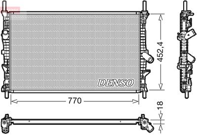 DENSO DRM10111 Крышка радиатора  для FORD TRANSIT (Форд Трансит)