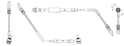 APEC Brake Hose HOS4532