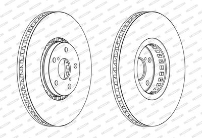 BREMSSCHEIBE FERODO DDF2497LC1 1