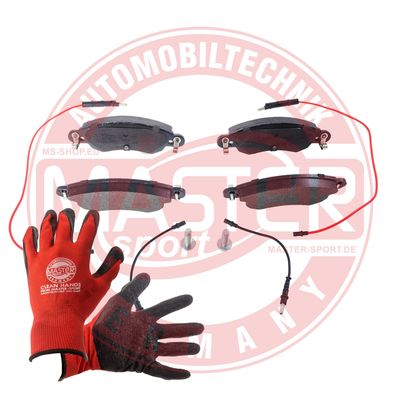 Zestaw klocków hamulcowych, hamulce tarczowe MASTER-SPORT GERMANY 13046039962N-SET-MSP