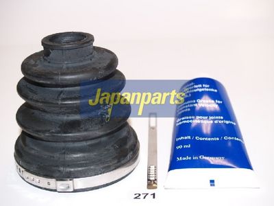 JAPANPARTS Gofruotoji membrana, kardaninis velenas