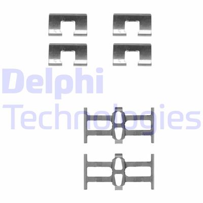Комплектующие, колодки дискового тормоза DELPHI LX0208 для HONDA CROSSTOUR