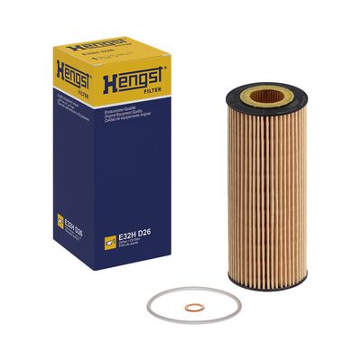 Filtro de aceite HENGST FILTER E32H D26, foto 2