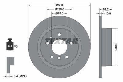 DISC FRANA TEXTAR 92042303