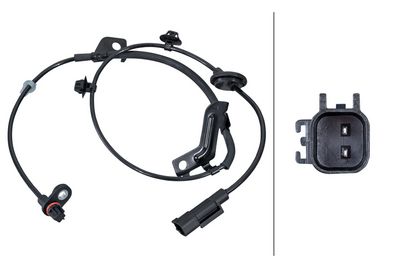 датчик, обороти на колелото HELLA 6PU 358 268-991