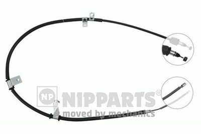 Тросик, cтояночный тормоз NIPPARTS J19047 для HYUNDAI MATRIX