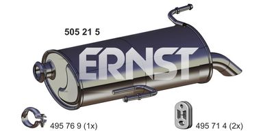 ERNST Endschalldämpfer (505215)