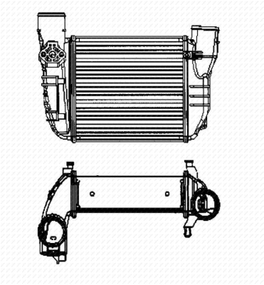 Интеркулер WILMINK GROUP WG1724055 для AUDI A4