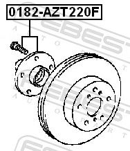 Wheel Hub 0182-AZT220F