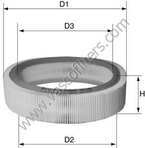 FILTRU AER DAVID VASCO A420 1