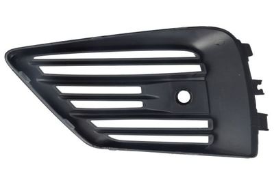 Voorbumper afdekking Voor Rechts (met parkeersensor gaten, plastic, zwart, HYBRID/Polestar/R-DESIGN) past: VOLVO XC60 II 03.17-12.22