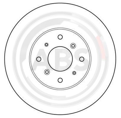 Тормозной диск A.B.S. 15613 для ROVER 800