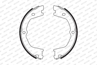 BREMSBACKENSATZ FESTSTELLBREMSE FERODO FSB658 1