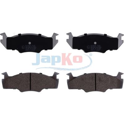 комплект спирачно феродо, дискови спирачки JAPKO 500983