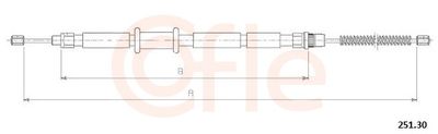 CABLU FRANA DE PARCARE COFLE 25130