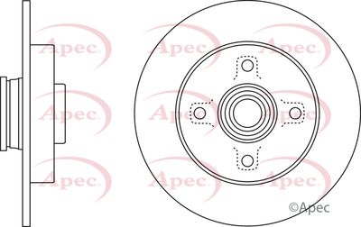 Brake Disc APEC DSK2553