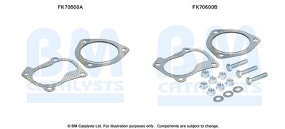 Монтажен комплект, изпускателна тръба BM Catalysts FK70600