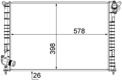 RADIATOR RACIRE MOTOR MAHLE CR985000S 1