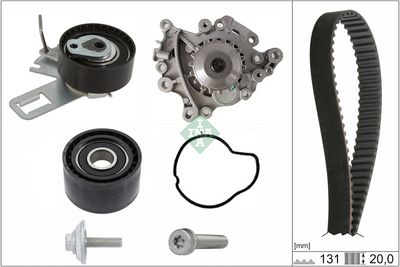 водна помпа+ к-кт ангренажен ремък Schaeffler INA 530 0760 30