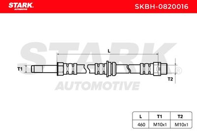 спирачен маркуч STARK SKBH-0820016