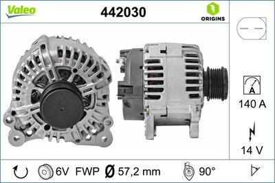 Генератор VALEO 442030 для MITSUBISHI LANCER