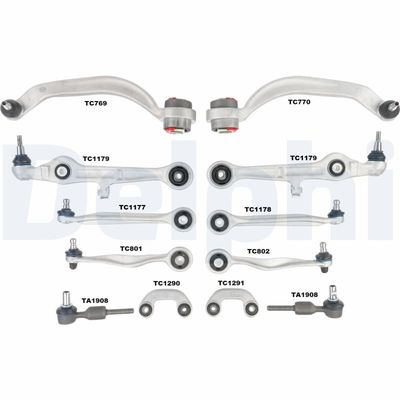 Ремкомплект, поперечный рычаг подвески TC1500KIT