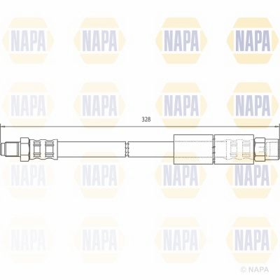 Brake Hose NAPA NBH1020