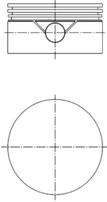 Zuiger - 99849600 - KOLBENSCHMIDT