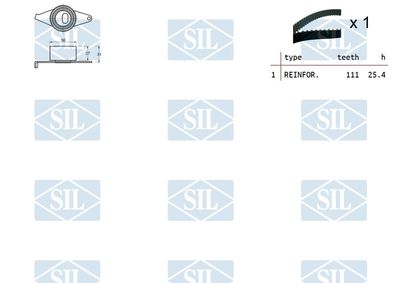 SET CUREA DE DISTRIBUTIE Saleri SIL TK1399 1